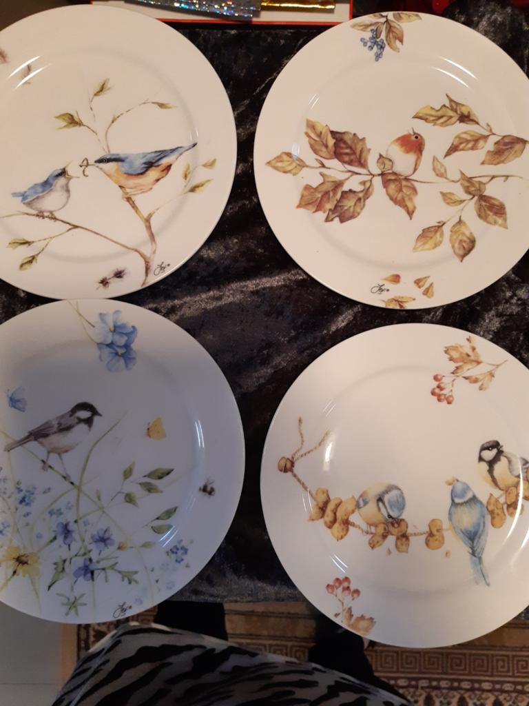 Jet ter steege ,jaargetijden borden, Huis en Inrichting, Nieuw, Ophalen of Verzenden, Bord(en), Overige stijlen