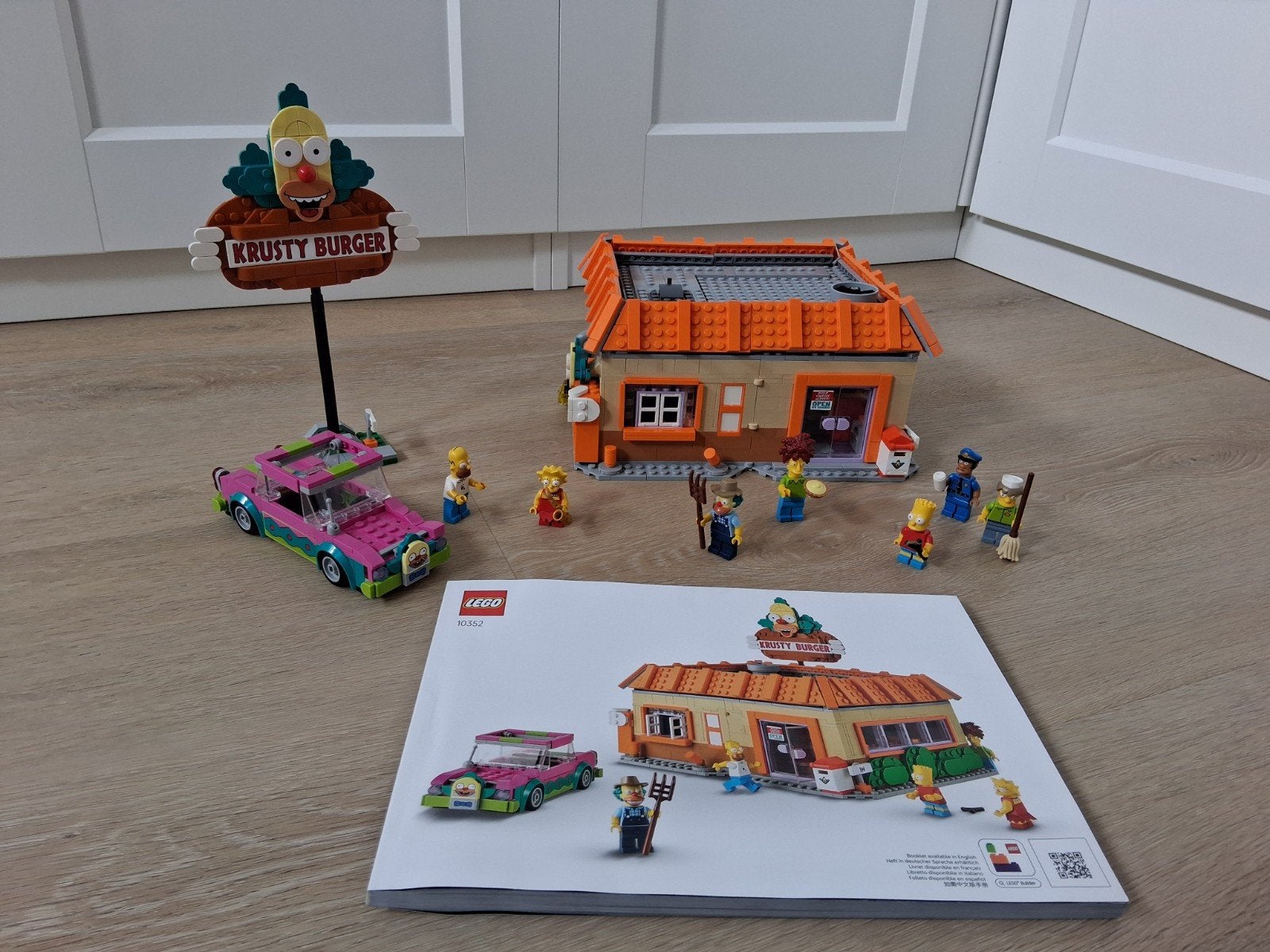 LEGO The Simpsons Krusty Burger Set 71016, Ophalen of Verzenden, Zo goed als nieuw, Overige merken