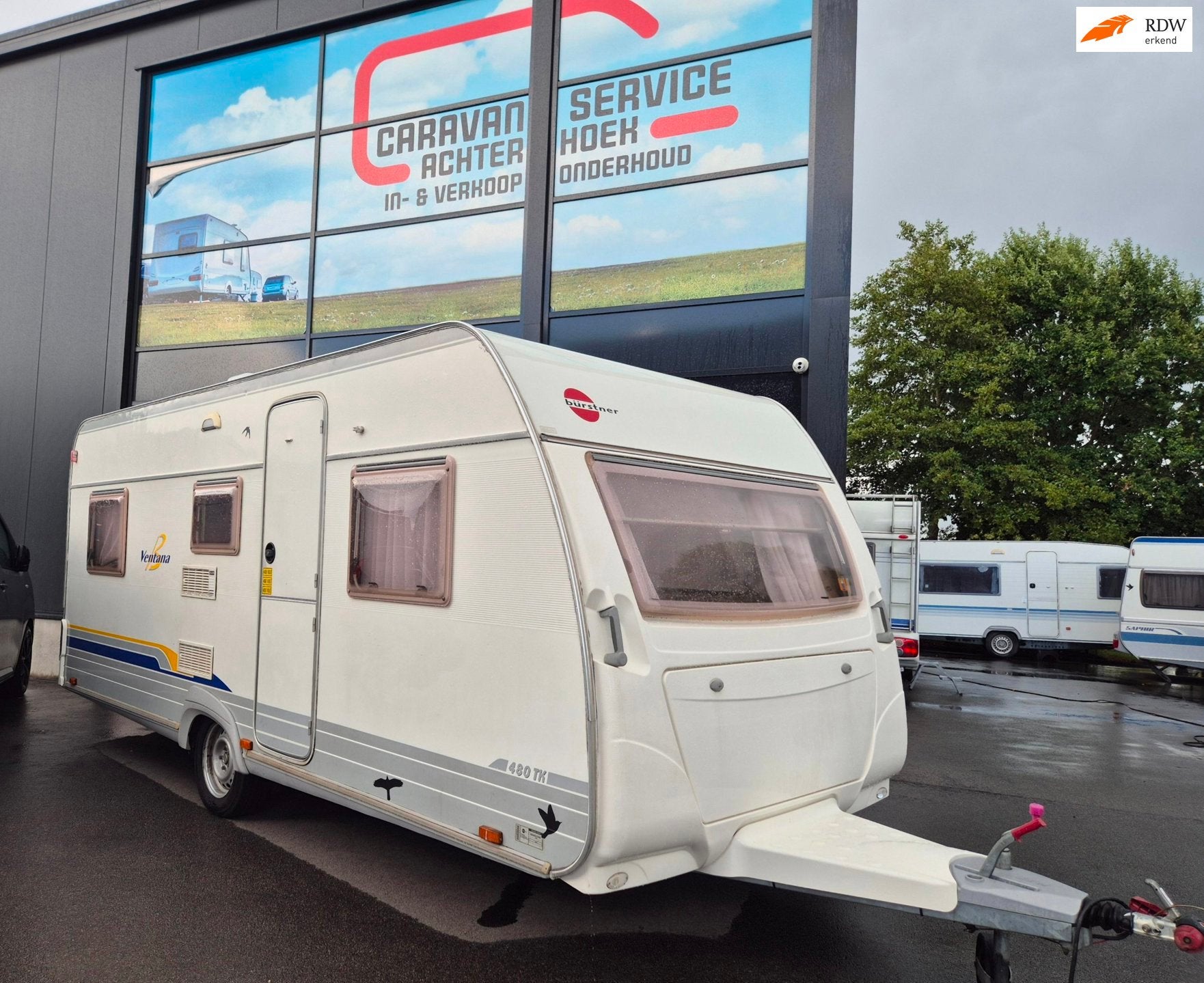 Buerstner 480 TK Stapelbed, rondzit, mover + Voortent 2e eig, Overige typen, Rondzit, Bedrijf, Bürstner
