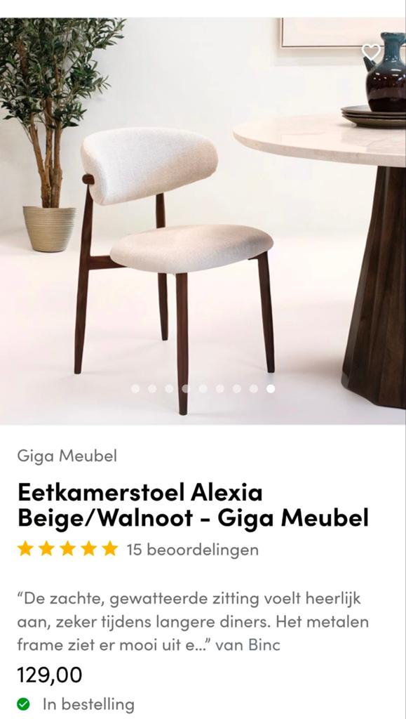 Eetkamer stoelen x6 stoeks ONGEBRUIKT, Huis en Inrichting, Stoelen, Ophalen of Verzenden, Nieuw