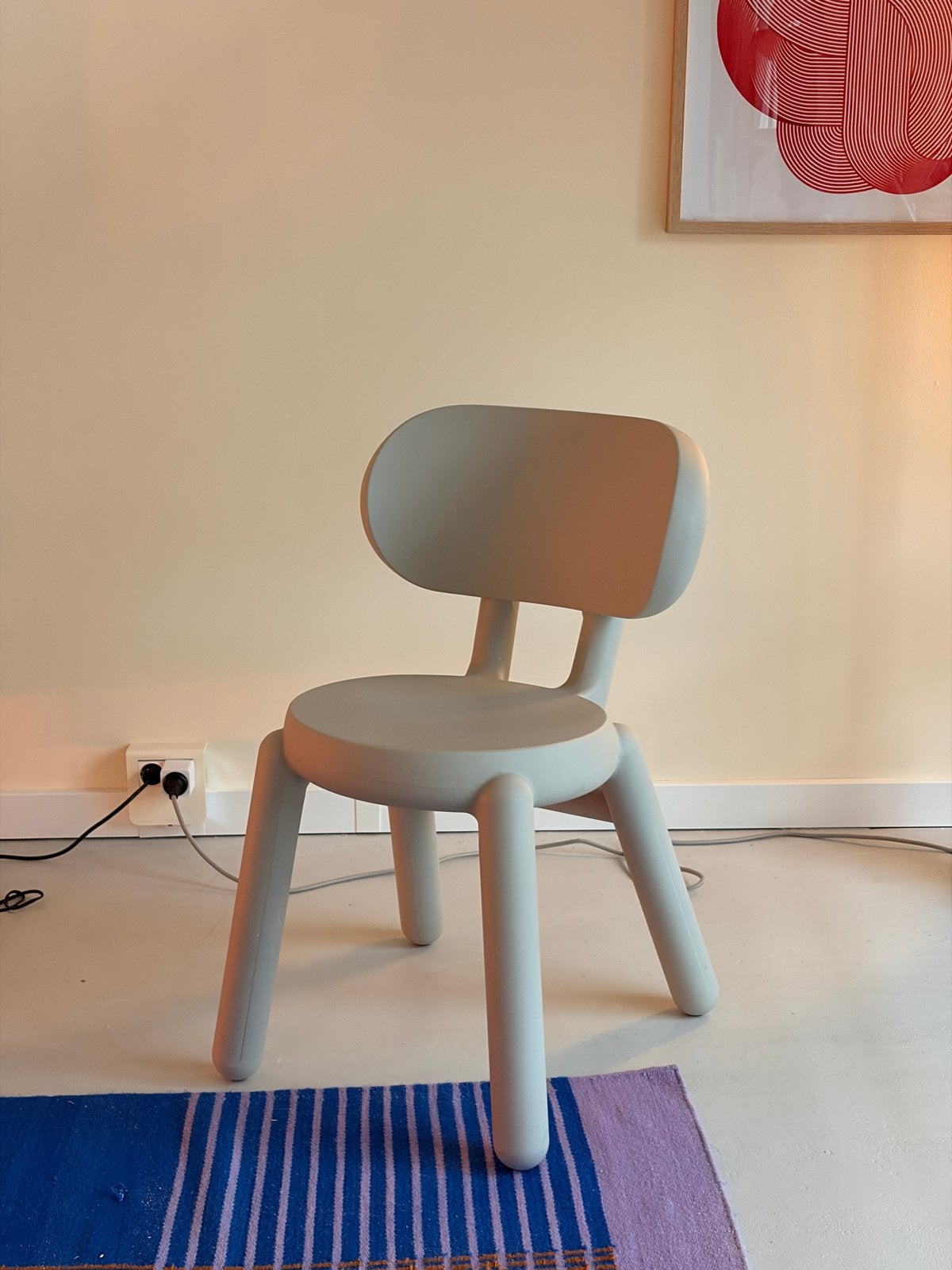 Grijze Fatboy Kaboom Chair - Roderick Vos Design, Ophalen, Kunststof, Zo goed als nieuw, Eén