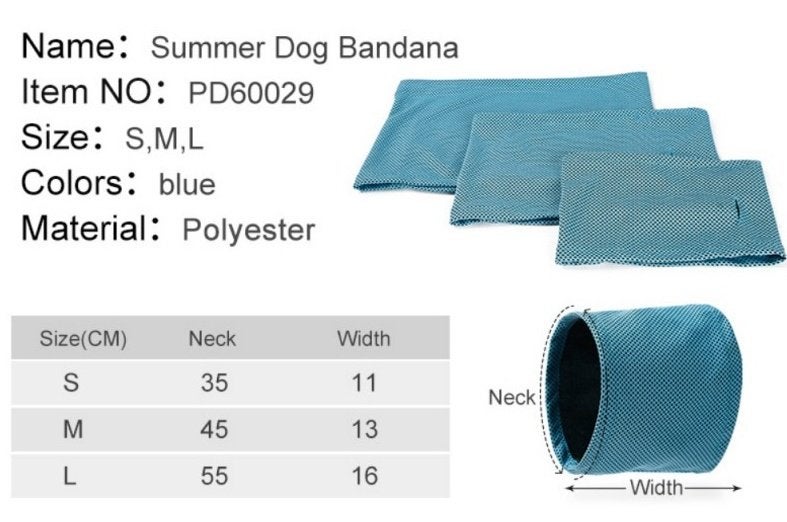koeling bandana voor de warme dagen voor uw hond - € 3,50, Dieren en Toebehoren, Ophalen of Verzenden, Nieuw, Overige typen