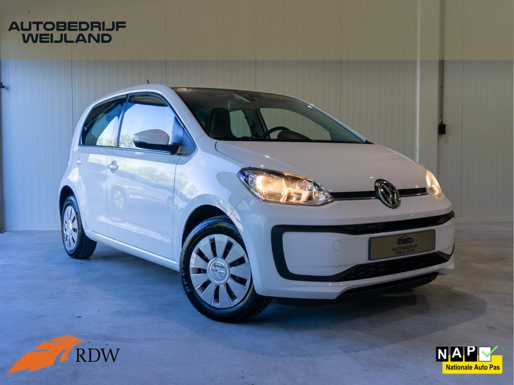 Volkswagen up! 1.0 BMT move up! I 1ste eig. I Airco I Radio, Auto's, Volkswagen, Voorwielaandrijving, Stof, Gebruikt, Wit