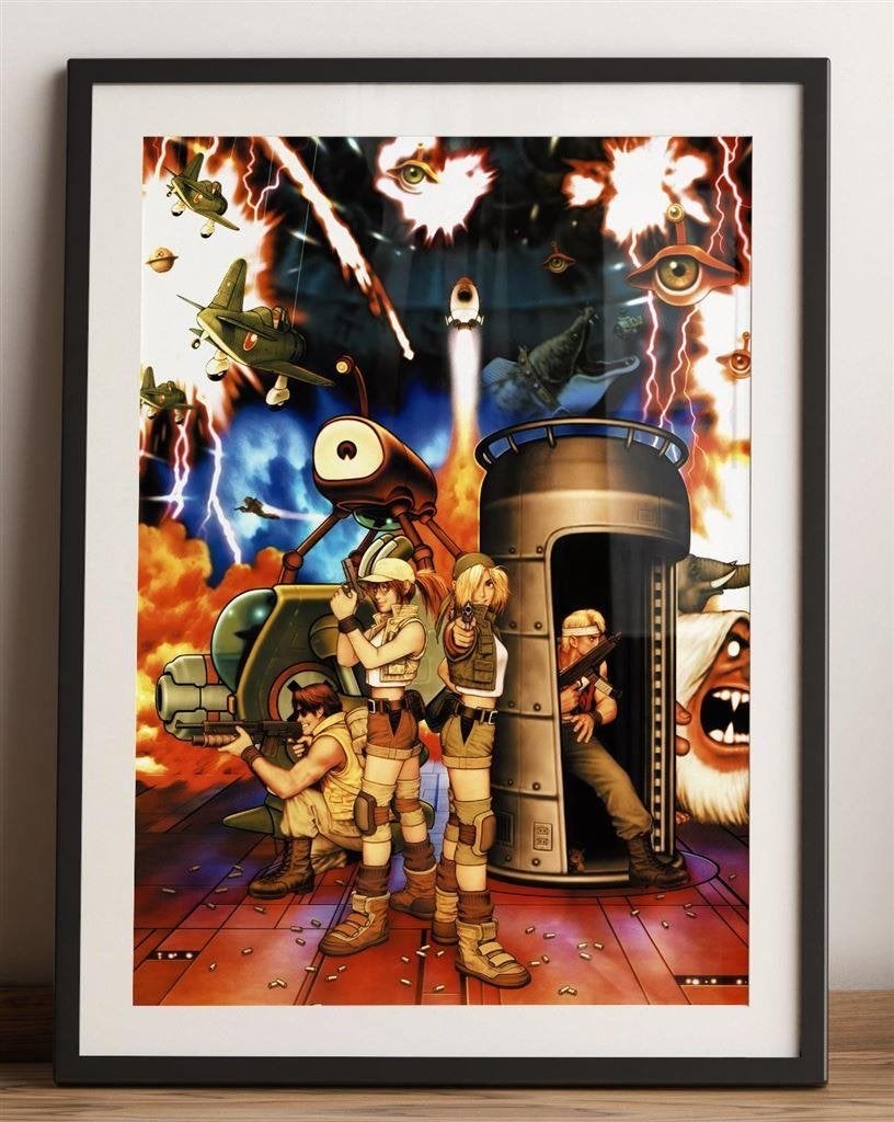 grote METAL SLUG 3 SNK NEO GEO Poster, Verzenden, Nieuw, A1 t/m A3, Film en Tv