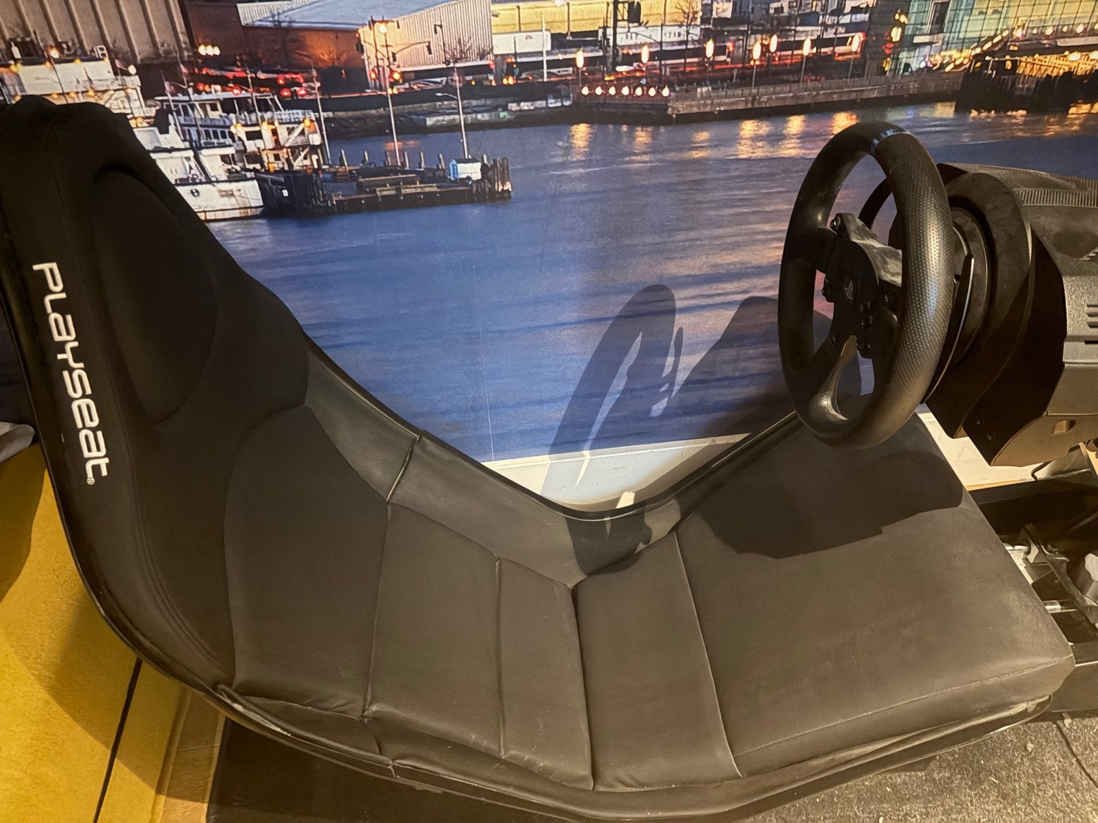 F1 Playseat + Thrustmaster T300 RS + Playseat grip mat, Ophalen, Racestoel, Gebruikt, Force feedback