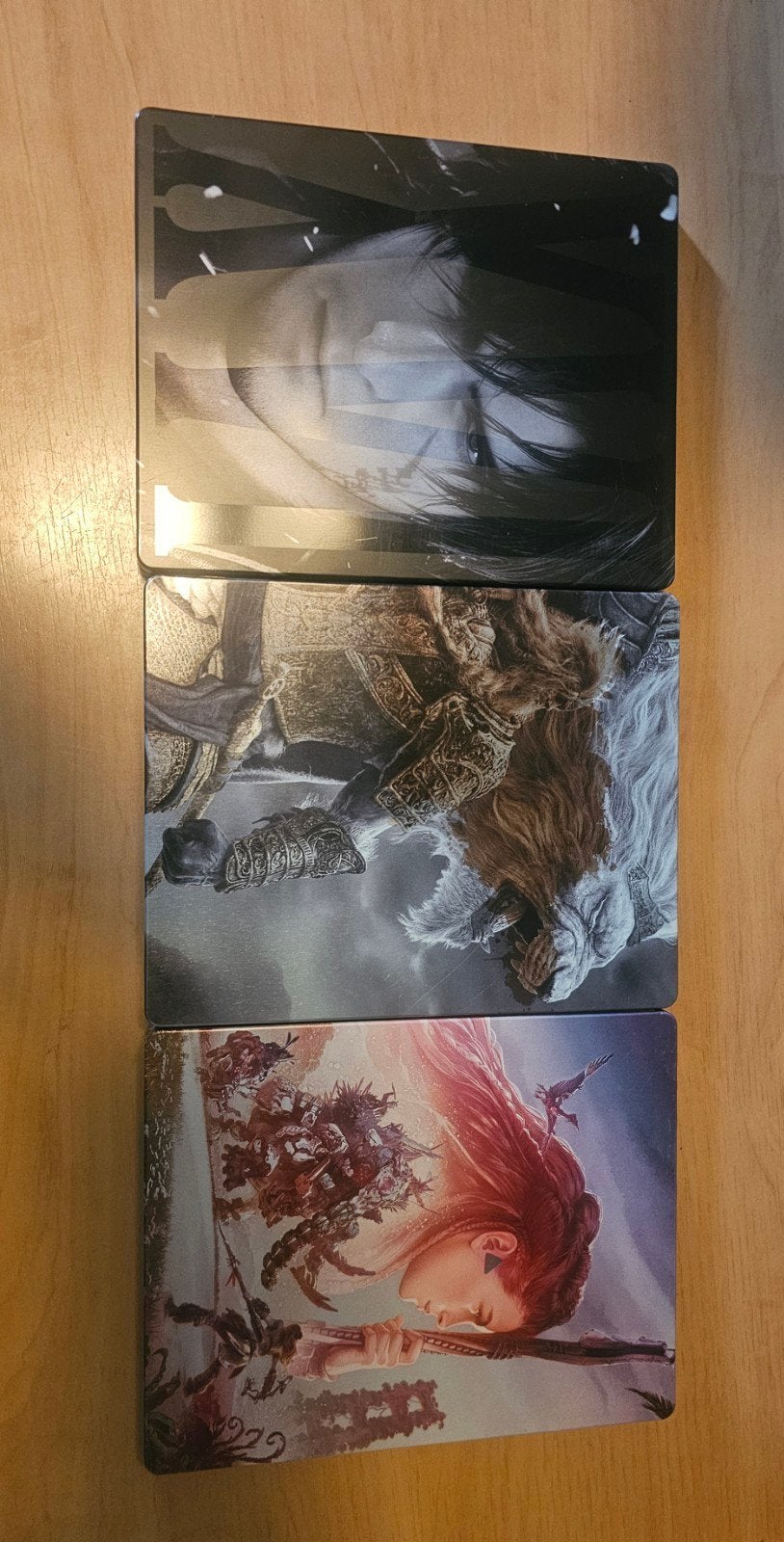 Steelcases van FFXVI, Horizon en Elden Ring, Verzenden, Zo goed als nieuw, PlayStation, Hoesje