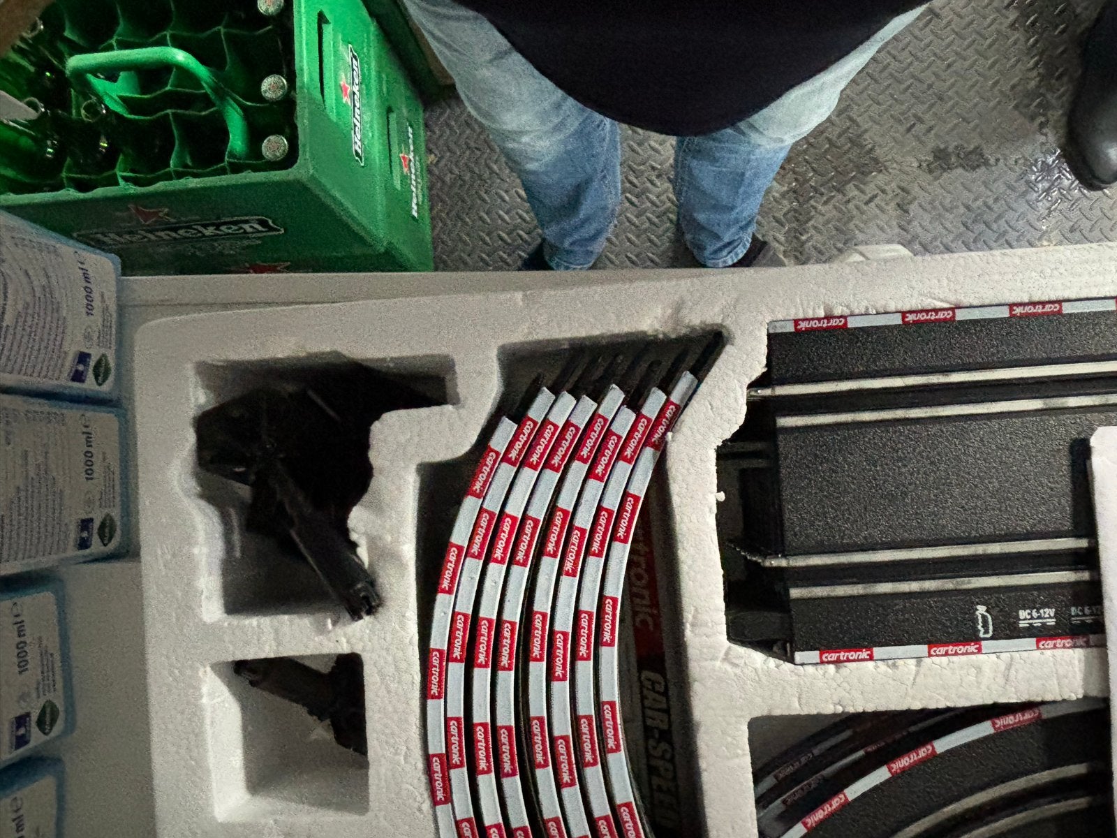 Cartronic Autoracebaan 12.20m - Compleet met auto's, Overige merken, Ophalen of Verzenden, Elektrisch, Racebaan