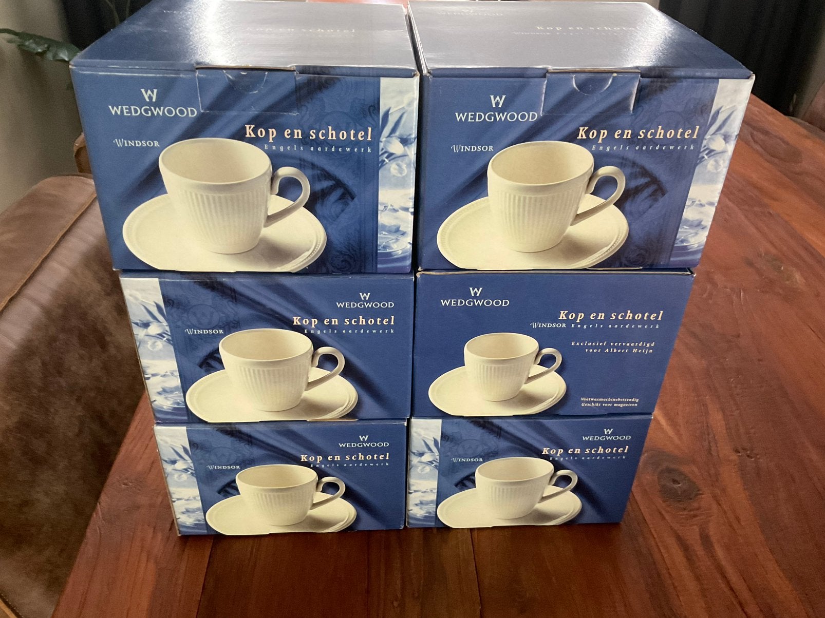 Wedgwood windsor kop en schotel, NIEUW, Antiek en Kunst, Ophalen of Verzenden
