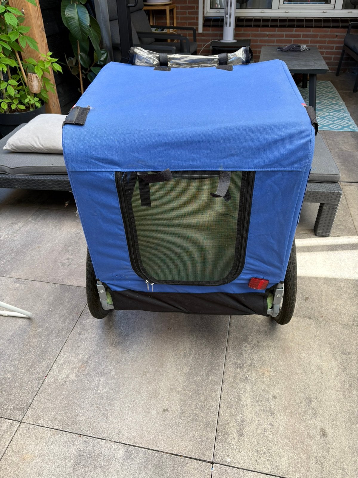 Honden fiets kar, Ophalen, Opvouwbaar, 20 tot 40 kg, Zo goed als nieuw
