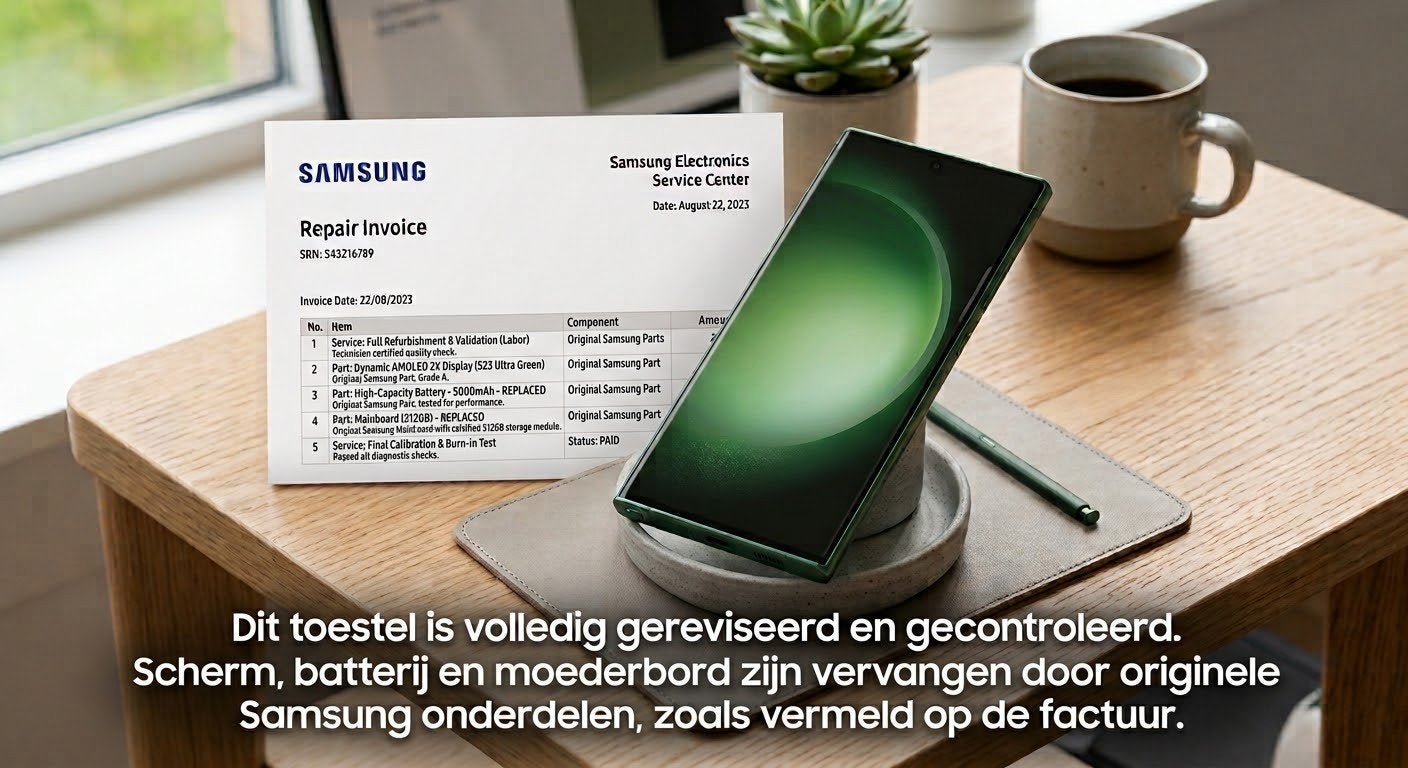 Samsung S23 Ultra Nieuw Scherm, Moederbord & Batterij!