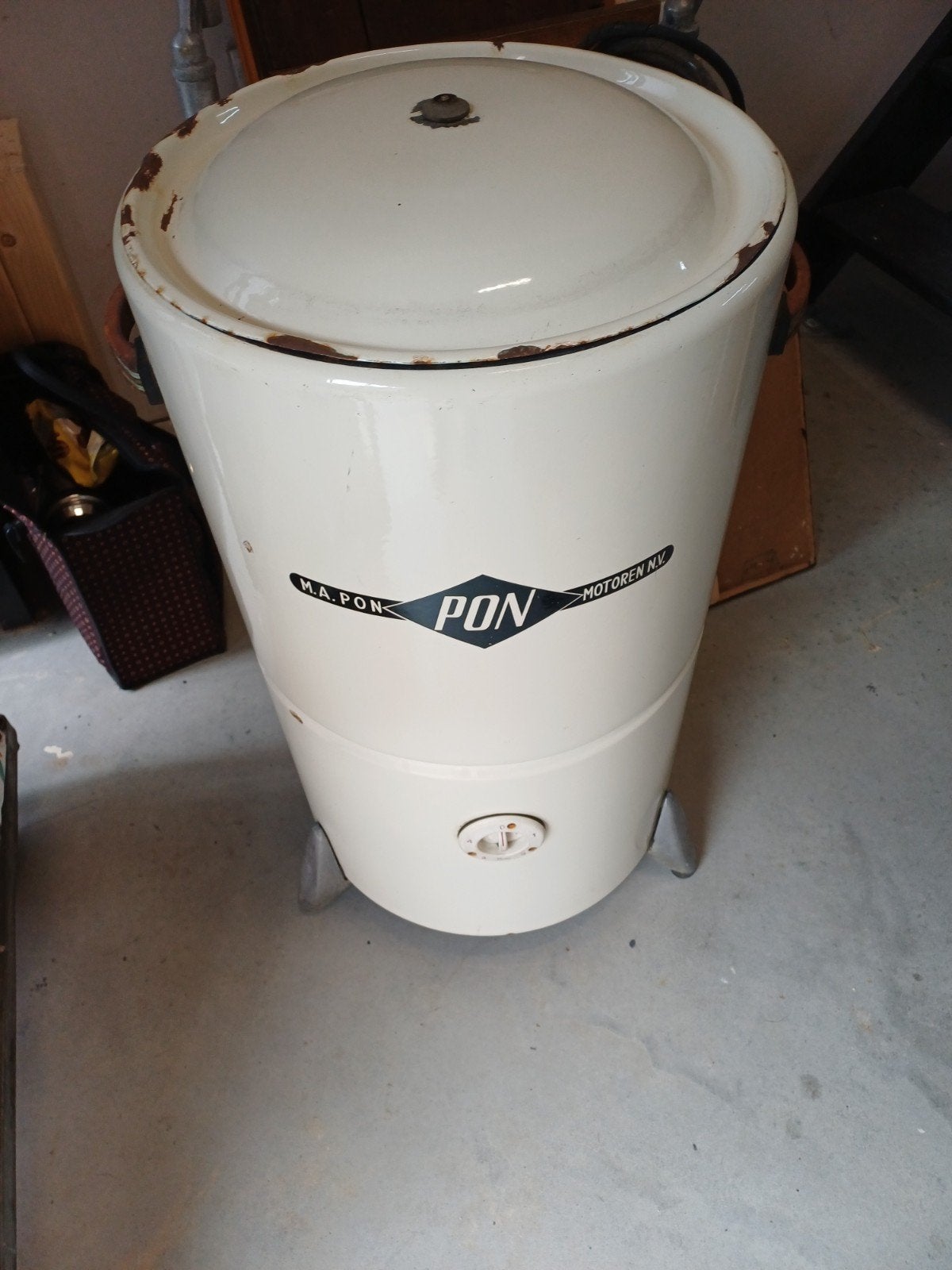 PON Wasmachine jaren 50 vintage, 4 tot 6 kg, Bovenlader, Ophalen of Verzenden, 90 tot 95 cm