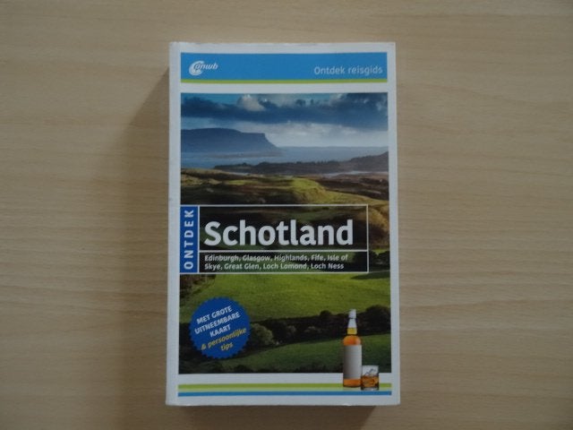anwb Ontdek reisgids Schotland ; met de wegenkaart, Europa, Ophalen of Verzenden, Zo goed als nieuw, Reisgids of -boek