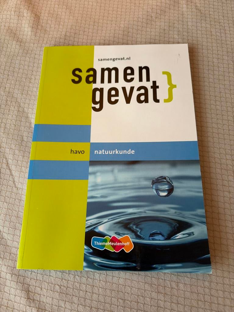 Samengevat Natuurkunde HAVO - ThiemoMeulenhoff, Boeken, Schoolboeken, Ophalen of Verzenden, Gelezen, HAVO, Natuurkunde