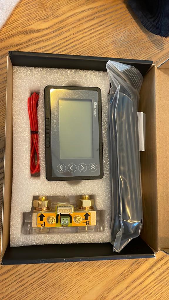 Renogy RBM500 12V accu monitor en shunt, Ophalen of Verzenden, Zo goed als nieuw