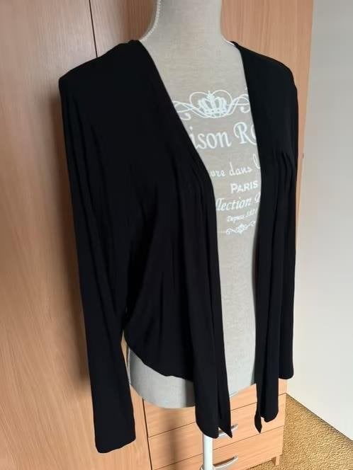 X-Two vestje /cardigan maat 52[v], Kleding | Dames, Ophalen of Verzenden, Zo goed als nieuw, Zwart, Trui of Vest