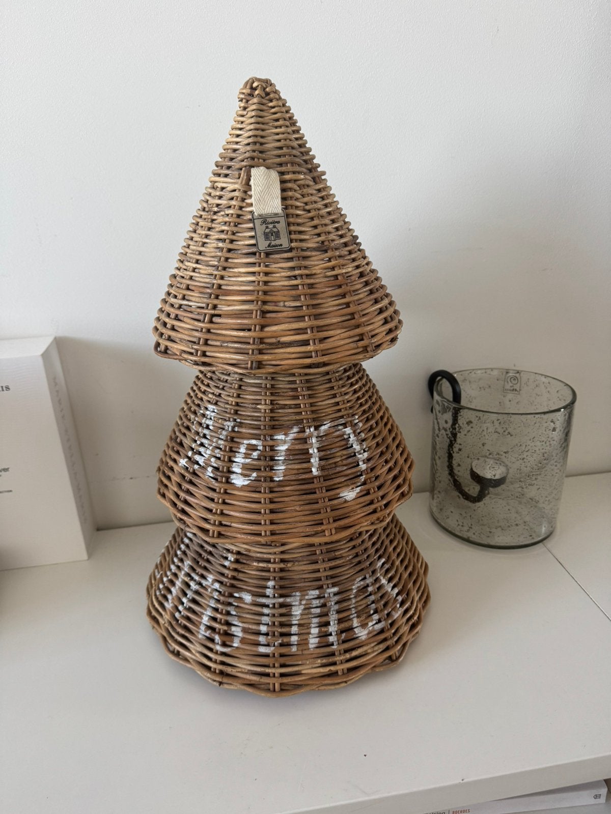 RIVERA MAISON MOOIE ROTAN KERSTBOOM, Ophalen, Zo goed als nieuw
