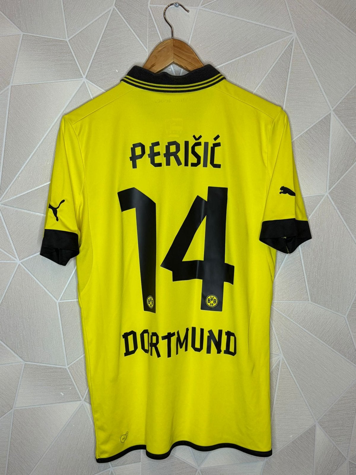 Borussia Dortmund Thuis 2012/2013 Perisic, Sport en Fitness, Voetbal, Shirt, ., Zo goed als nieuw, .