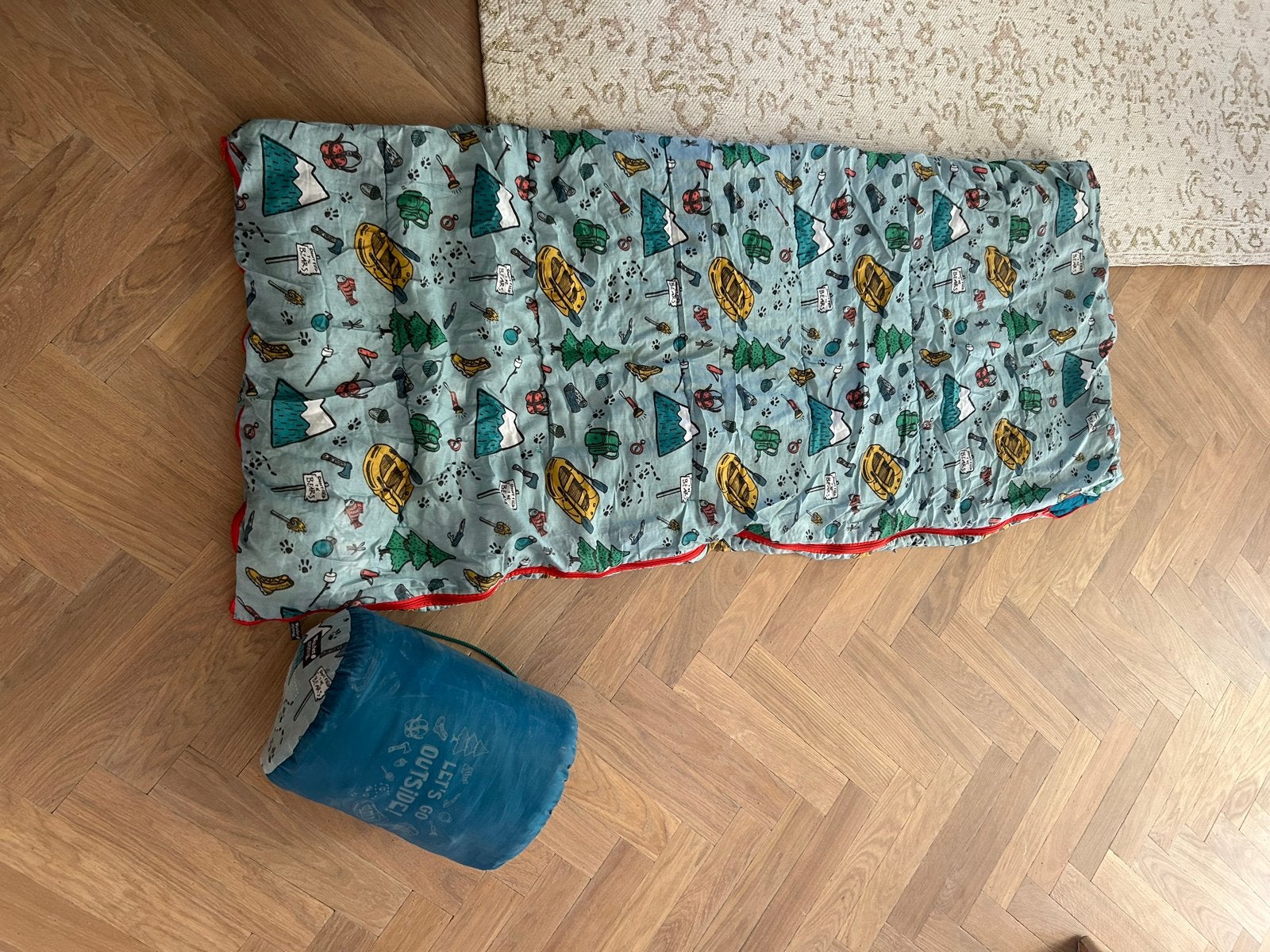 Wander Wonder Slaapzak - Ideaal voor Kamperen en Logeren, Ophalen of Verzenden, Gebruikt