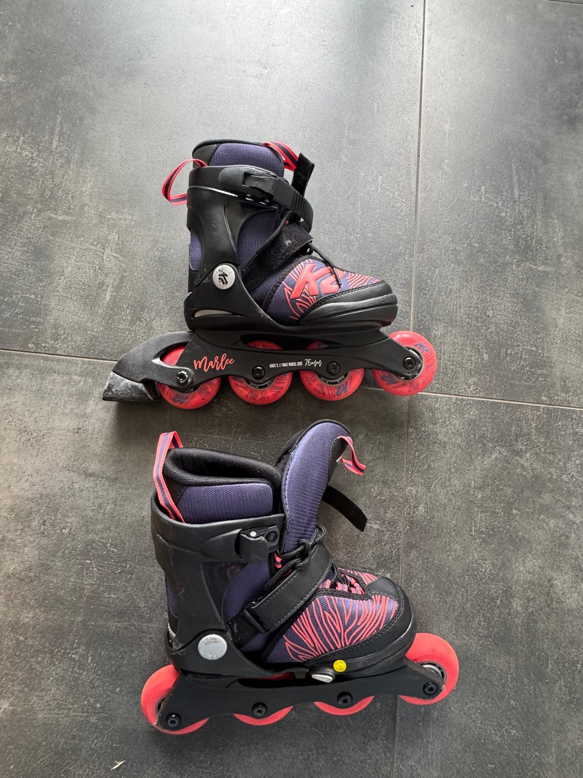 K2 Verstelbare Skeelers Maat 32-36 voor Kinderen, Ophalen, K2, Kinderen, Inline skates 4 wielen