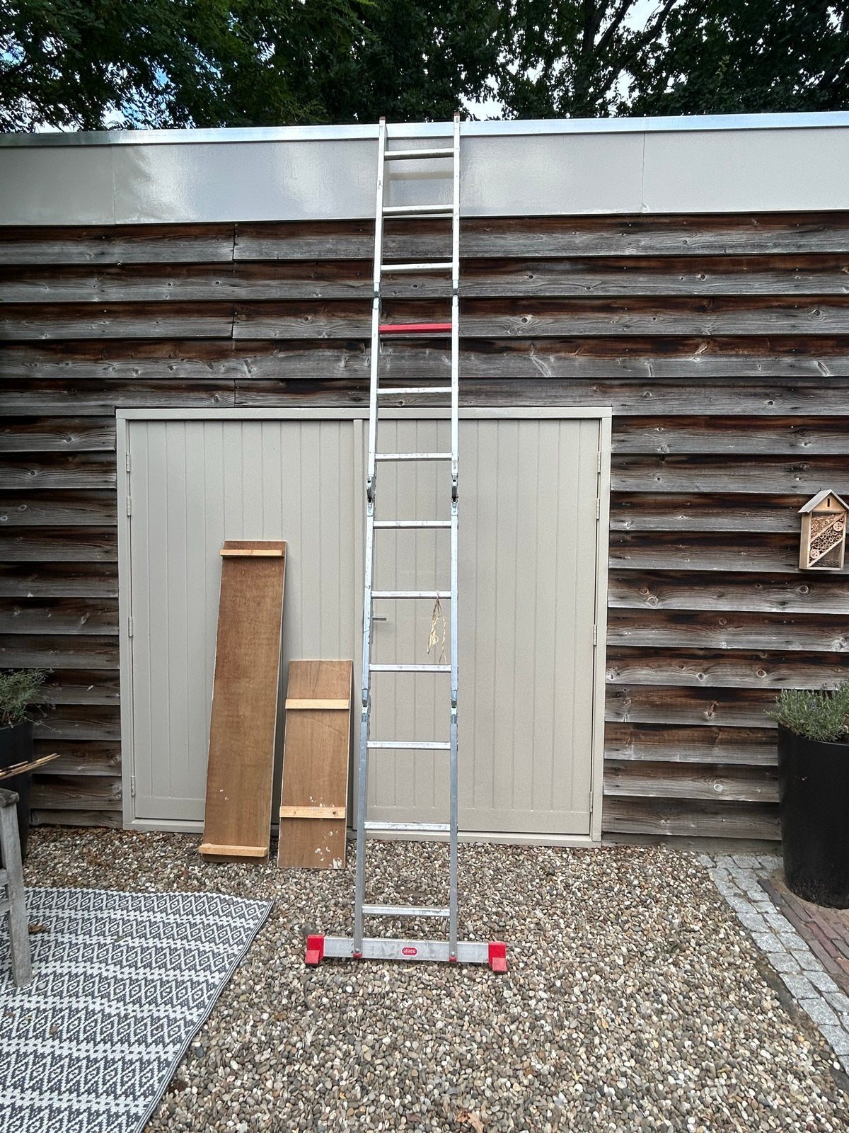 Altrex Varitrex Easy vouwladder met platforms, Doe-het-zelf en Verbouw, Ladders en Trappen, Ophalen, Gebruikt, Ladder, Opvouwbaar of Inschuifbaar