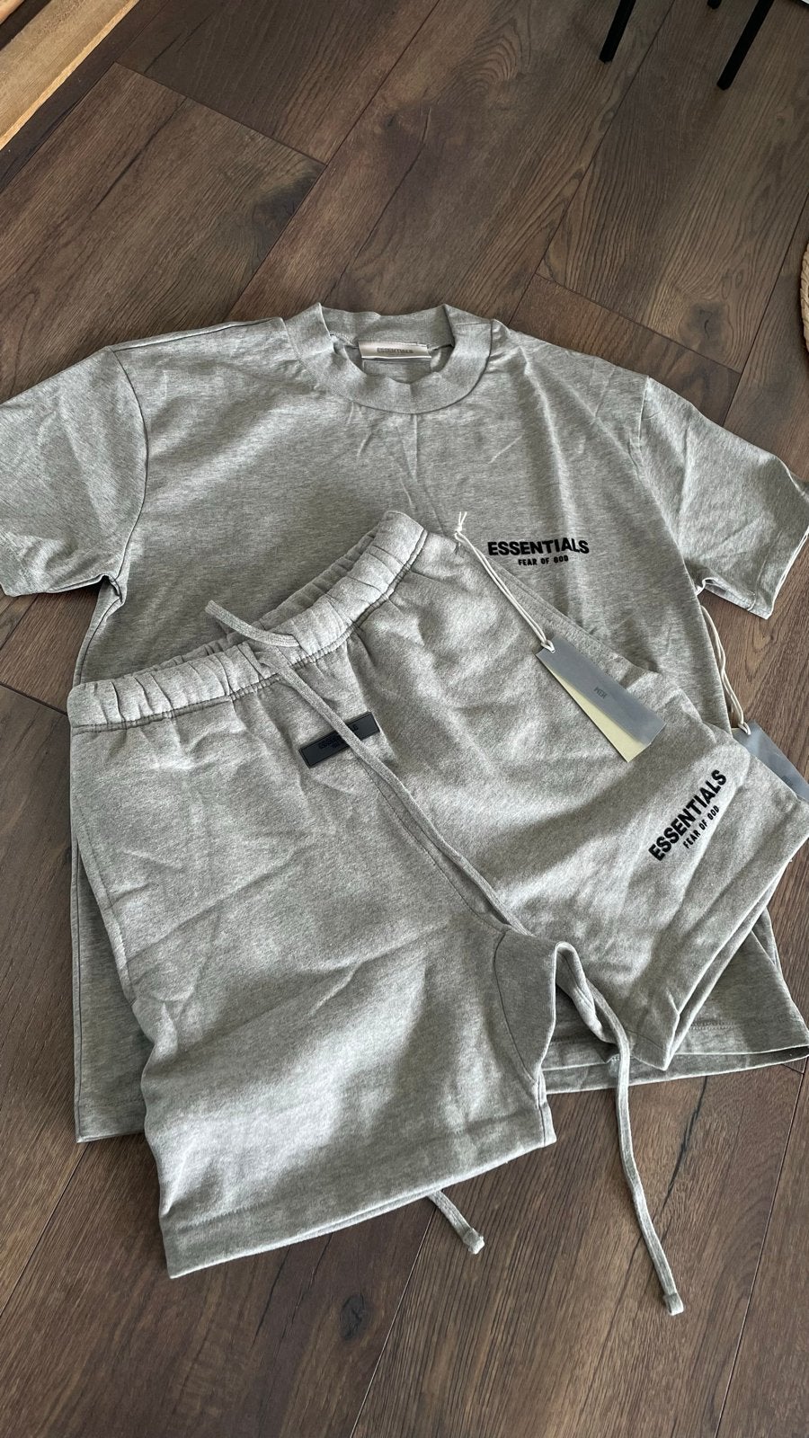 Essentials Fear of God Set - Grijs, Ophalen of Verzenden, Nieuw, Overige maten, Grijs