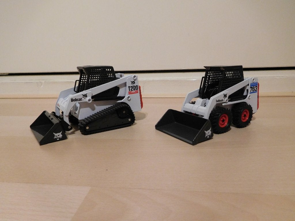 Bobcat schranklader, graafmachine, shovel modellen. ERTL., Ophalen of Verzenden, Gebruikt, Overige typen, Overige merken