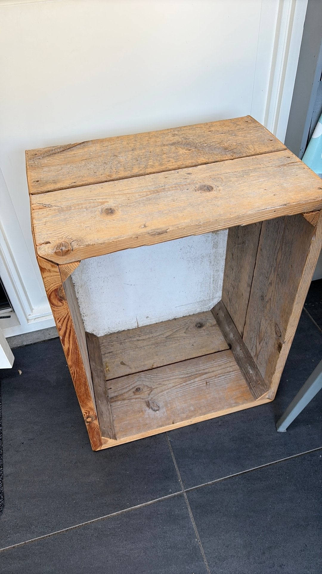 Steigerhouten kist, Ophalen, Zo goed als nieuw, 50 tot 100 cm