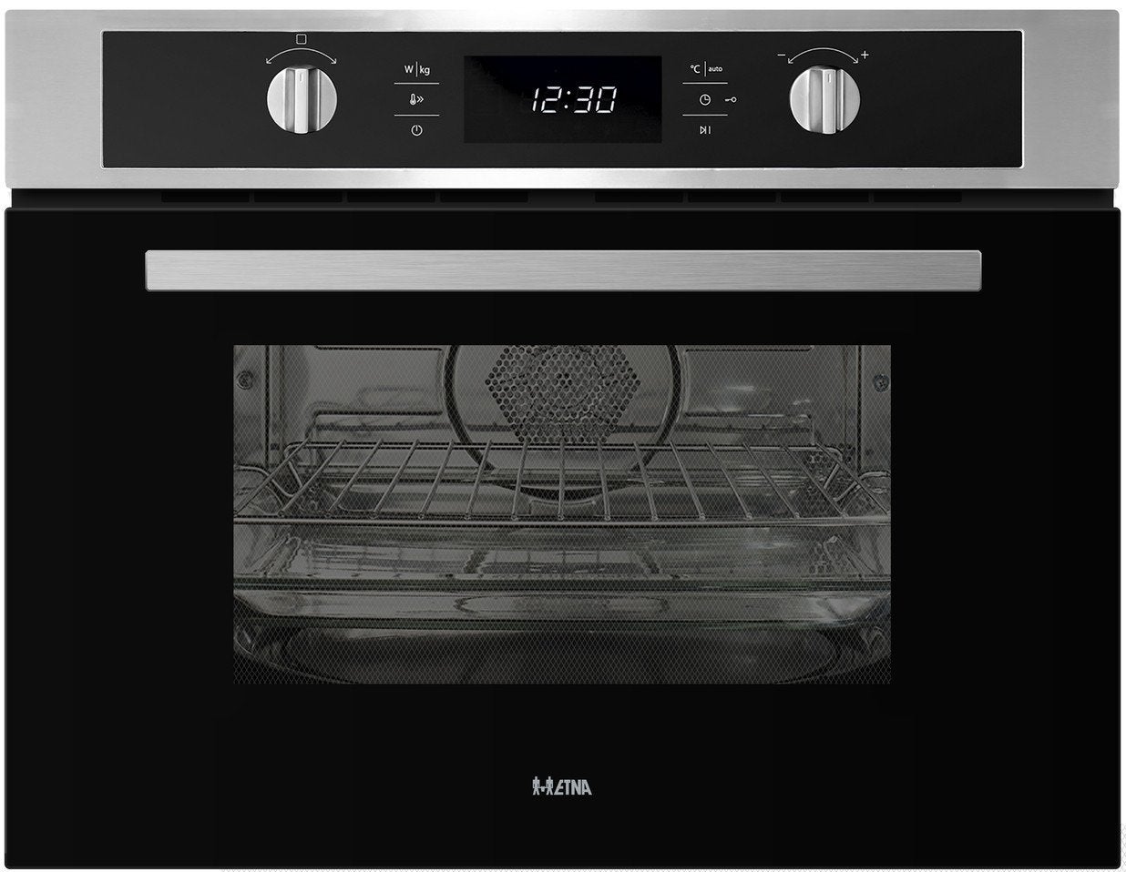 Etna (Atag) CM444RVS Combi oven Magnetron Grill met garantie, Ophalen, Combimagnetron, Hete lucht, Zo goed als nieuw