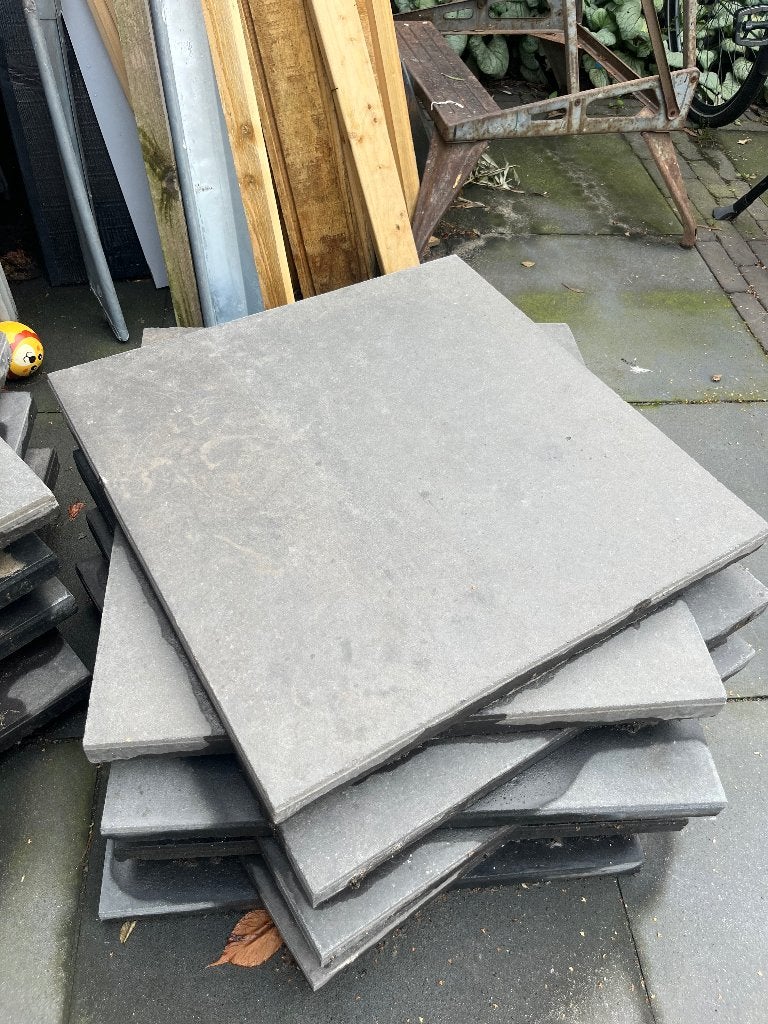 Betontegel 60 x 60, Gebruikt, Ophalen of Verzenden, 10 m² of meer, Beton
