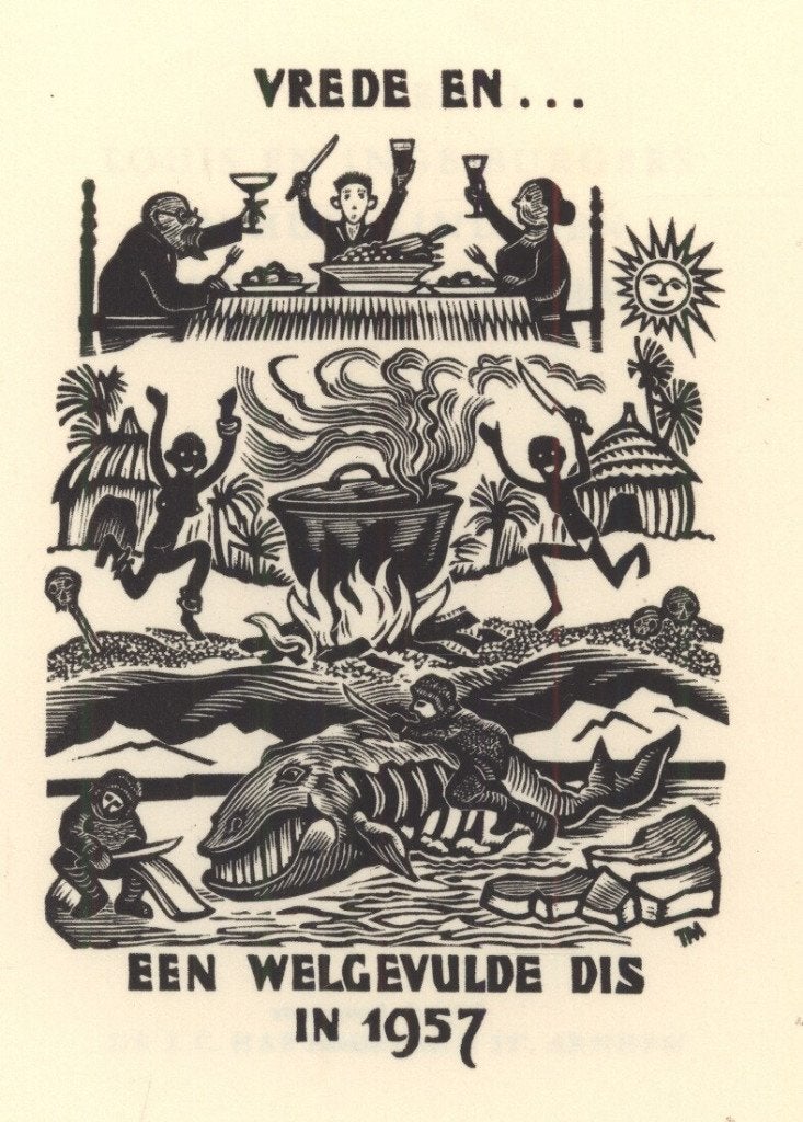 1752 Ex Libris Nederland : Thijs Mauve, 1956, Verzenden, Ex libris