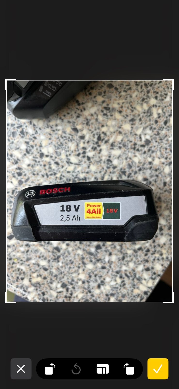 Bosch 18V Accu's en Oplader - Power for All, Ophalen of Verzenden, Gebruikt, Overige typen