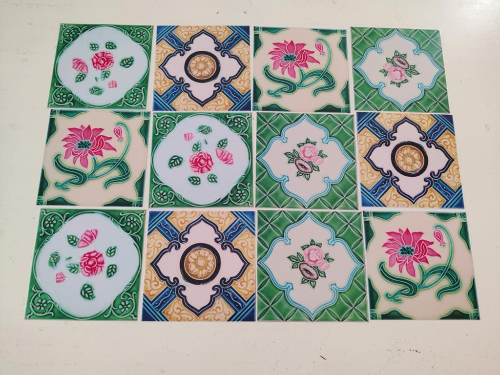 Tegelsticker boho retro hippie seventies, Huis en Inrichting, Ophalen of Verzenden, Nieuw
