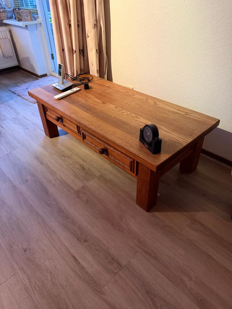 Gratis afhalen salon tafel, Huis en Inrichting, Ophalen, Gebruikt, 100 tot 150 cm, 50 tot 100 cm