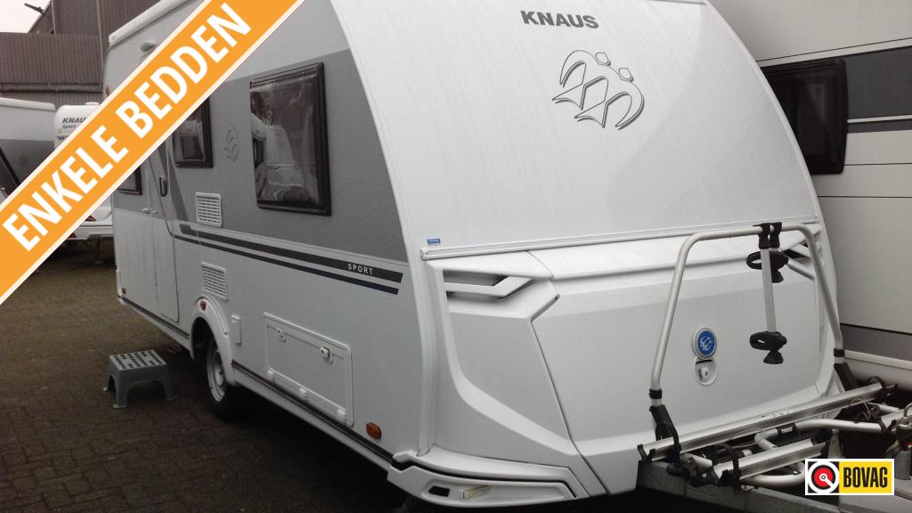 Knaus Sport 460 EU, Caravans en Kamperen, Caravans, Treinzit, Knaus, Overige typen, Tot en met 4
