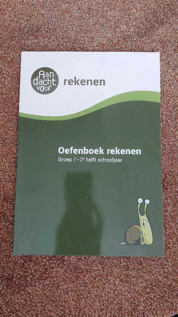 oefenboek REKENEN, groep 7 - 2e helft schooljaar, Ophalen of Verzenden, Zo goed als nieuw, "Wijzer over de basisschool", Nederlands