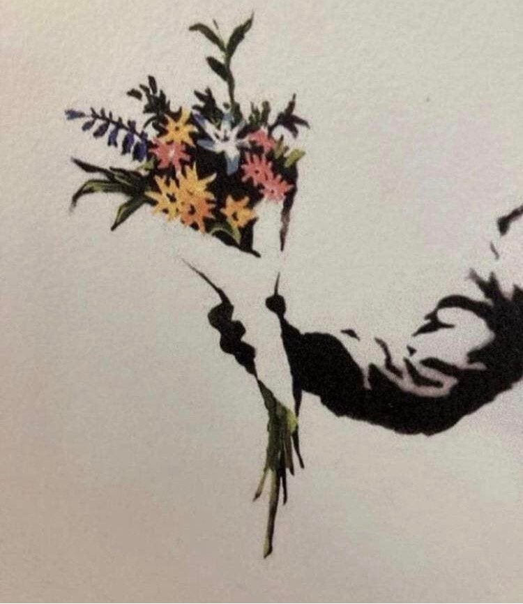 BANKSY : lithografie met certificaat, Antiek en Kunst, Ophalen of Verzenden