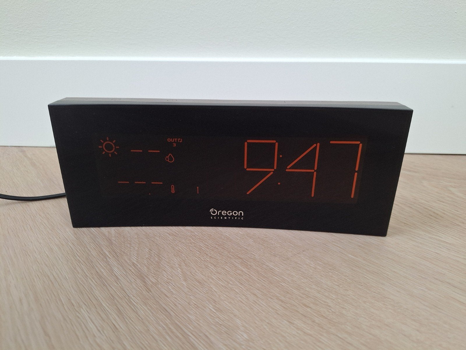 Oregon BAR292 weerstation met buitensensor - C1, Audio, Tv en Foto, Weerstations en Barometers, Ophalen of Verzenden, Gebruikt