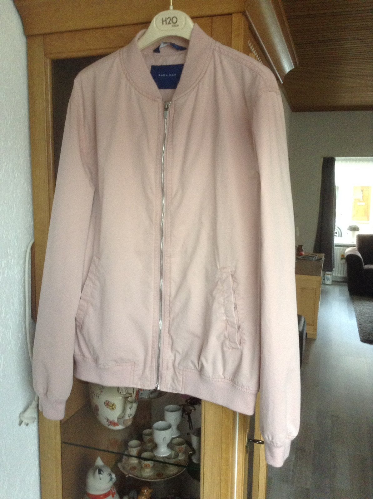 Zomerjas Maat L Kleur Zalm Merk Zara, Kleding | Heren, Ophalen of Verzenden, Zo goed als nieuw, Maat 52/54 (L), Overige kleuren
