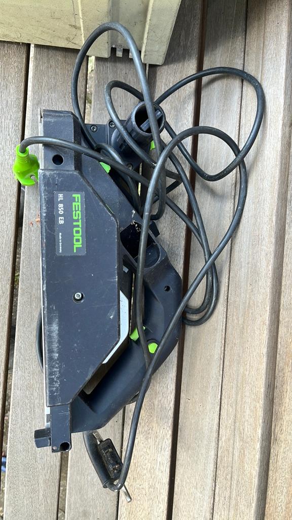 Festool HL850 schaafmachine, Doe-het-zelf en Verbouw, Schaafmachines, Ophalen of Verzenden, Gebruikt, Elektrisch