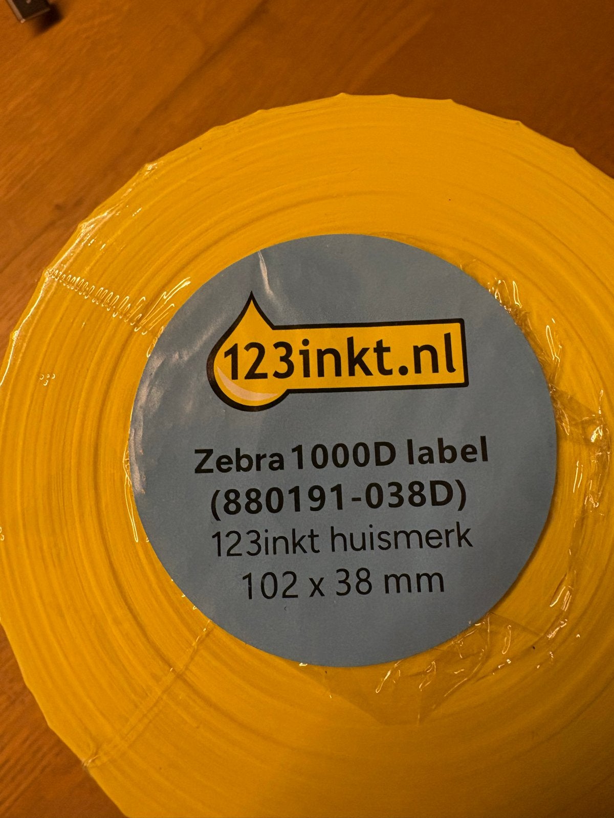 Zebra 1000D label 102 x 38 mm (123inkt huismerk), Computers en Software, Labelprinters, Ophalen, Nieuw