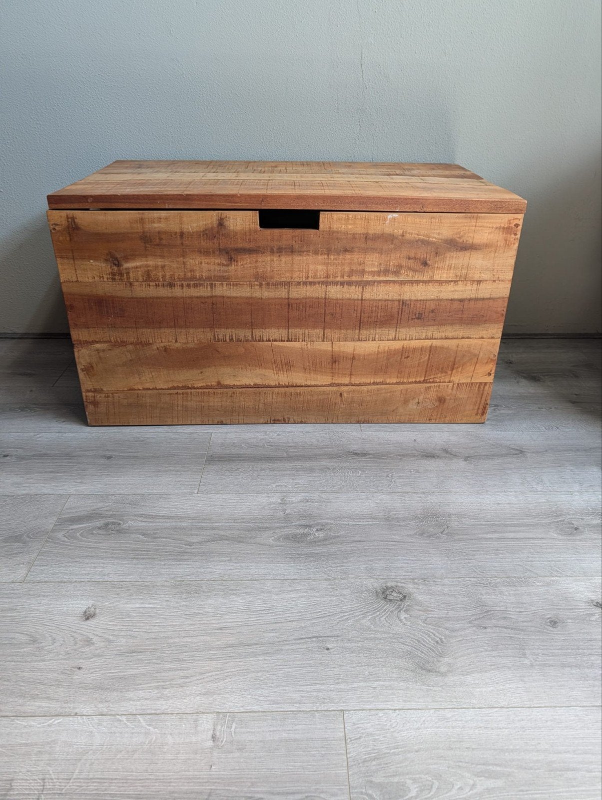Houten opberg kist - klep kist - speelgoed kist - groot, Ophalen, Minder dan 50 cm, Minder dan 50 cm