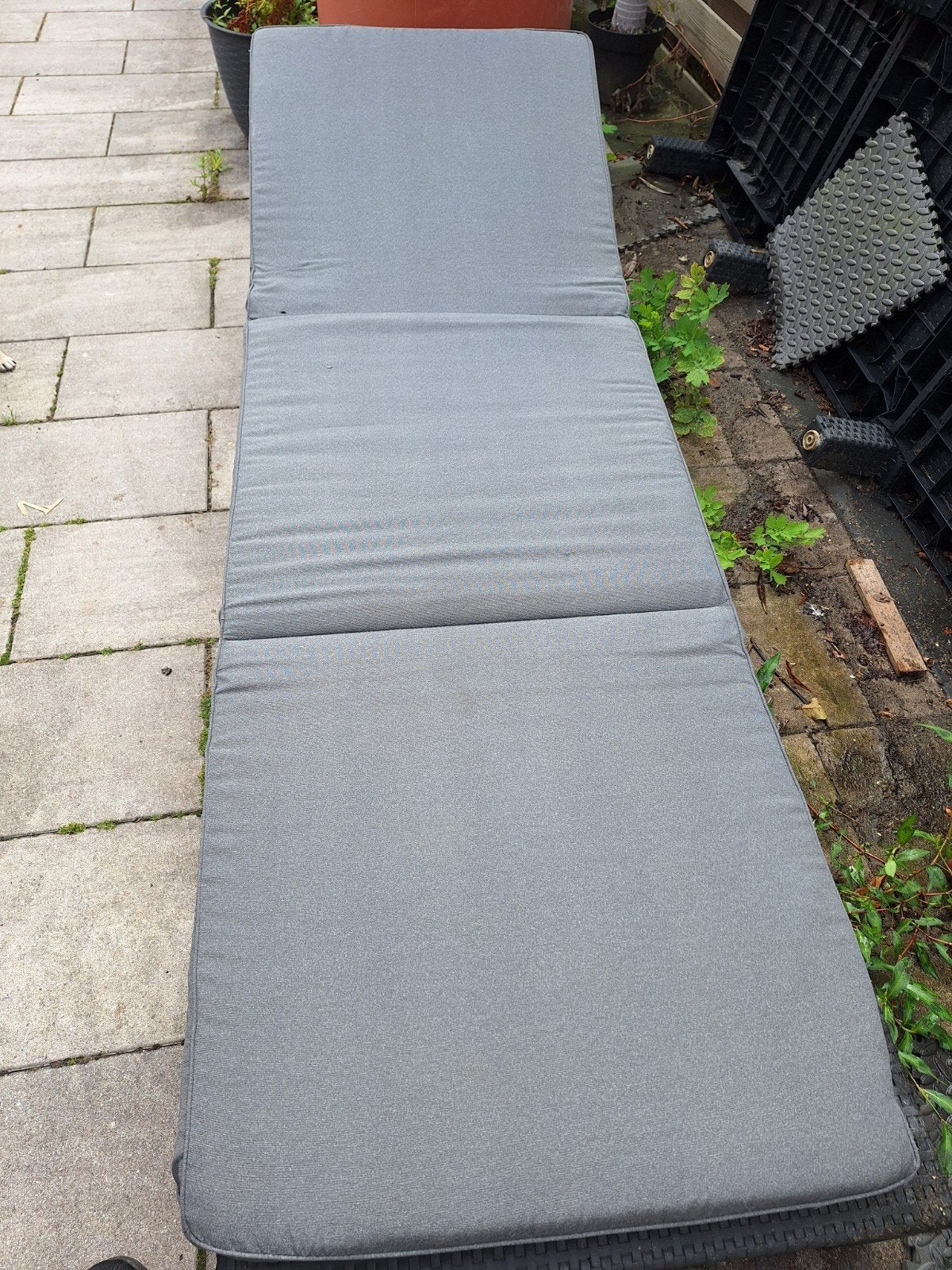 2 ligbedden voor tuin MET kussen, Tuin en Terras, Ophalen, Zo goed als nieuw, Aluminium