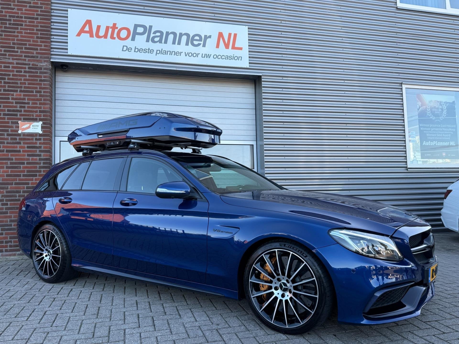 Mercedes-Benz C-klasse Estate AMG 63 S Edition 1! Keramisch!, Automaat, Achterwielaandrijving, Gebruikt, Blauw