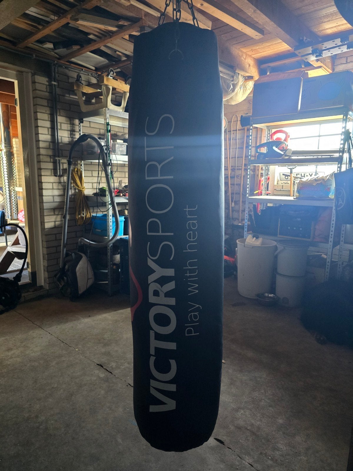 Bokszak Victory Sports 150cm - Zo goed als nieuw, Ophalen, Zo goed als nieuw, Overige, Vechtsportmateriaal