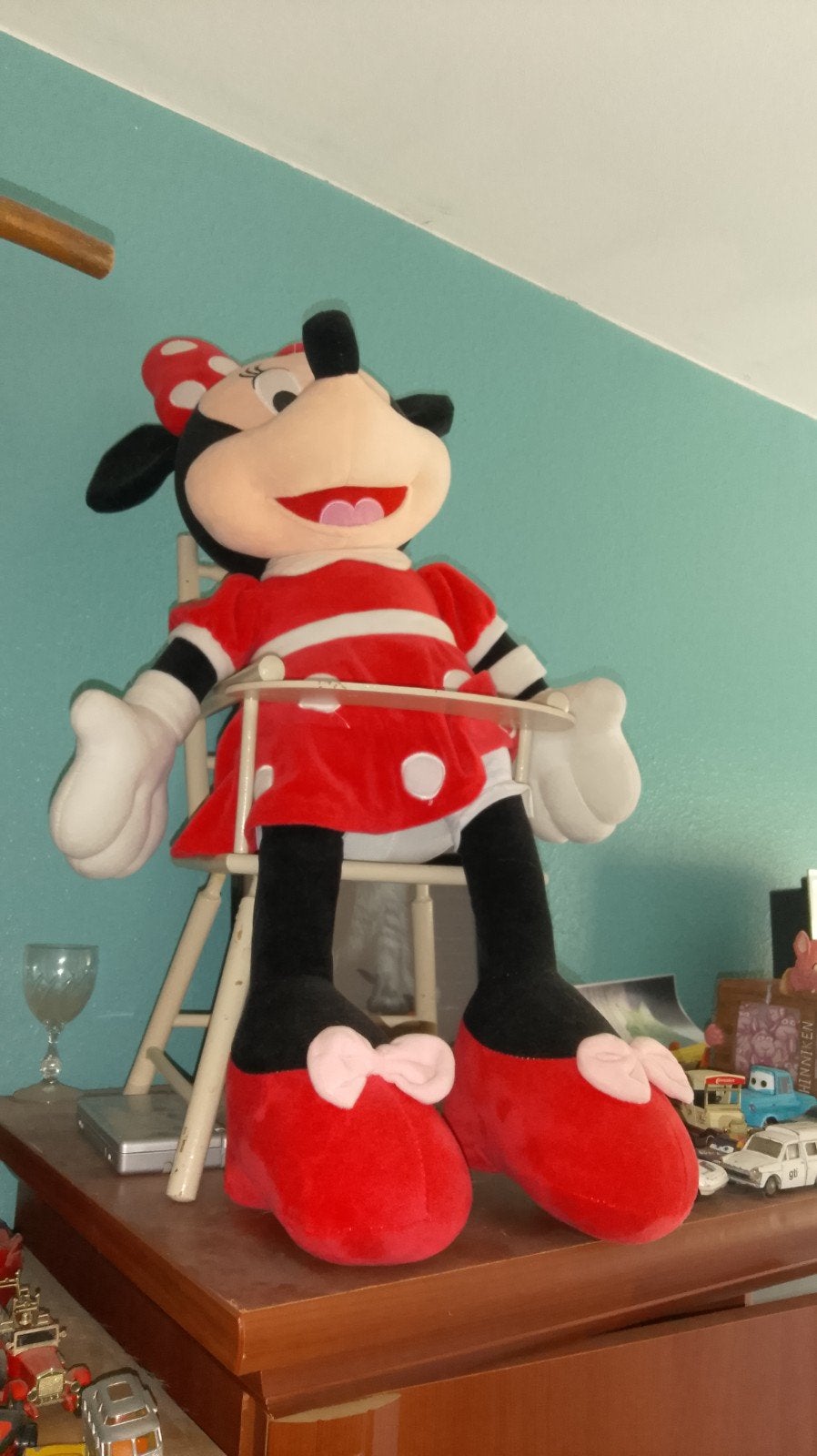 Mini Mouse grote Disney knuffel, Ophalen, Zo goed als nieuw, Knuffel
