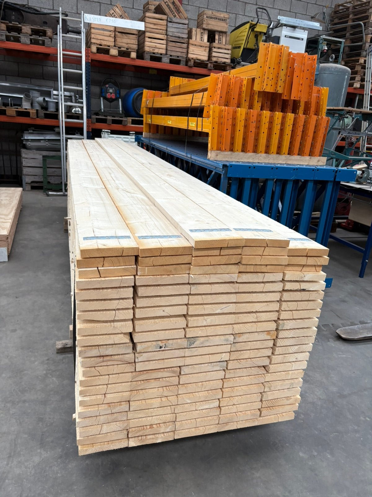 OUTLET NIEUWE STEIGERPLANKEN, Tuin en Terras, Palen, Balken en Planken, Ophalen, Nieuw, 250 cm of meer, Planken
