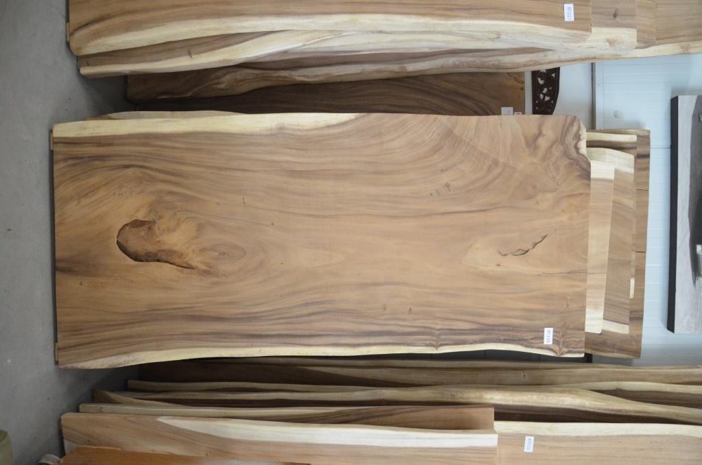 Boomstamtafel 220 cm suar -BT 218 – 2,2 meter boomstamtafel, Verzenden, Nieuw, Hout