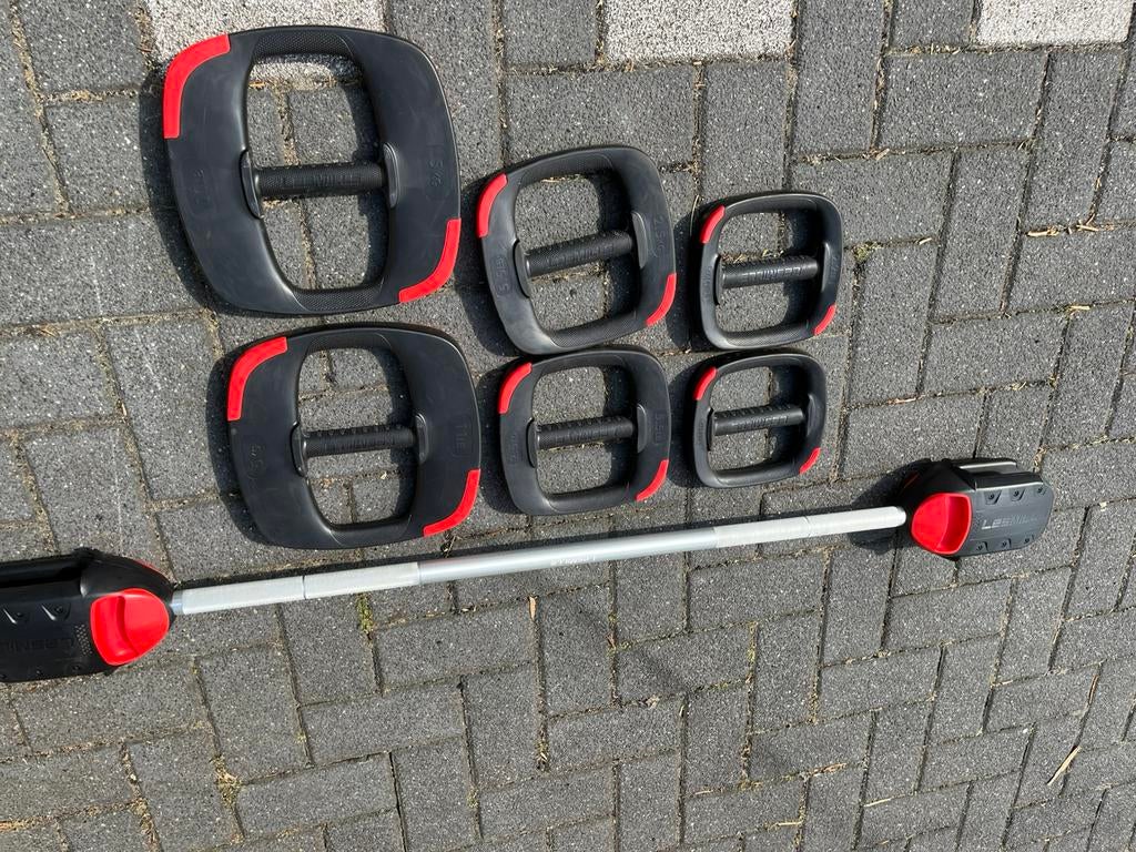 Les mills smartbar set 2.0 smart bar met schijven, Sport en Fitness, Fitnessmaterialen, Ophalen of Verzenden, Zo goed als nieuw