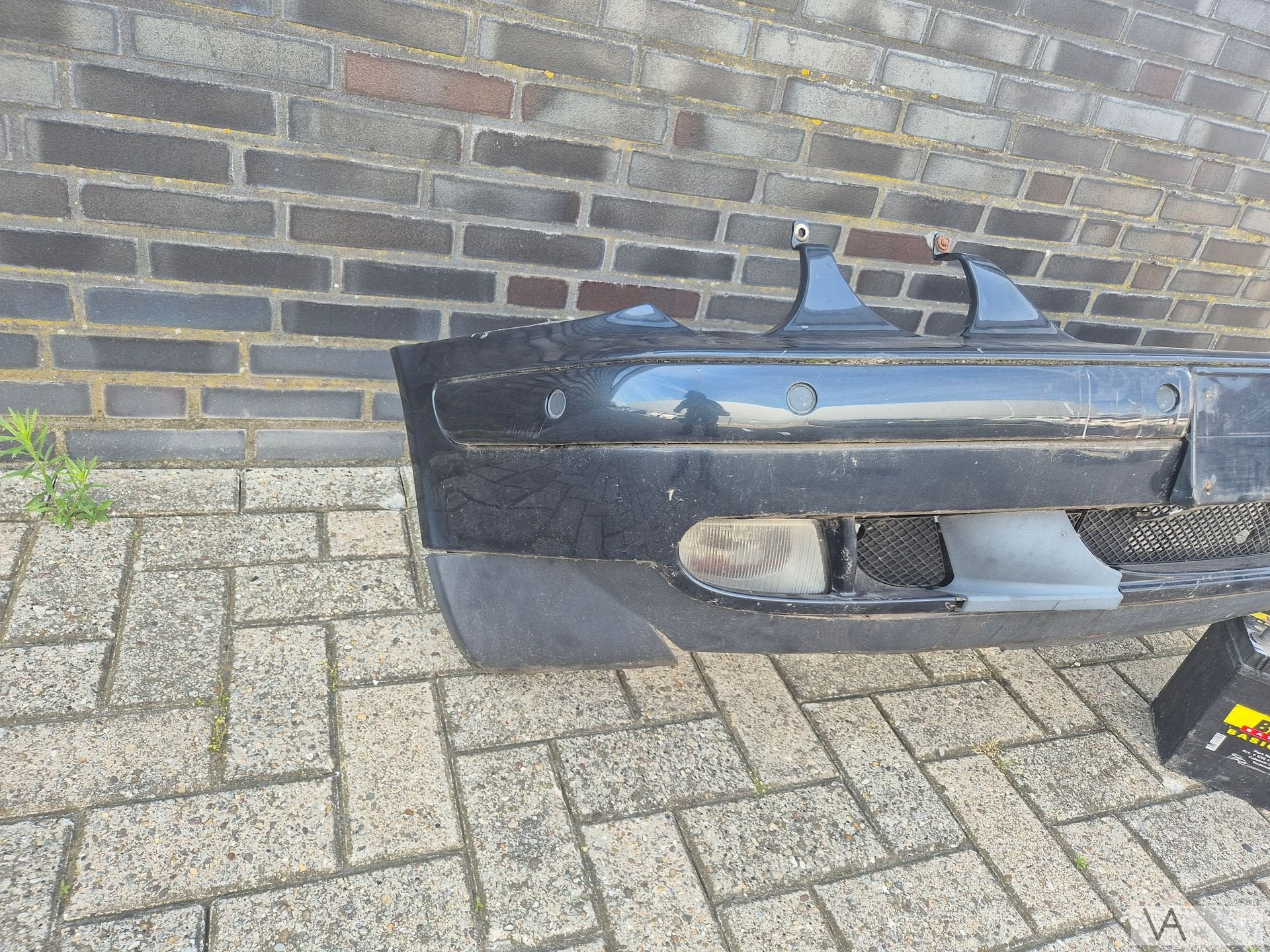 Voorbumper van Mercedes CLK W208 1997 - 2003 met pdc €150, Gebruikt, -, Voor, Ophalen of Verzenden