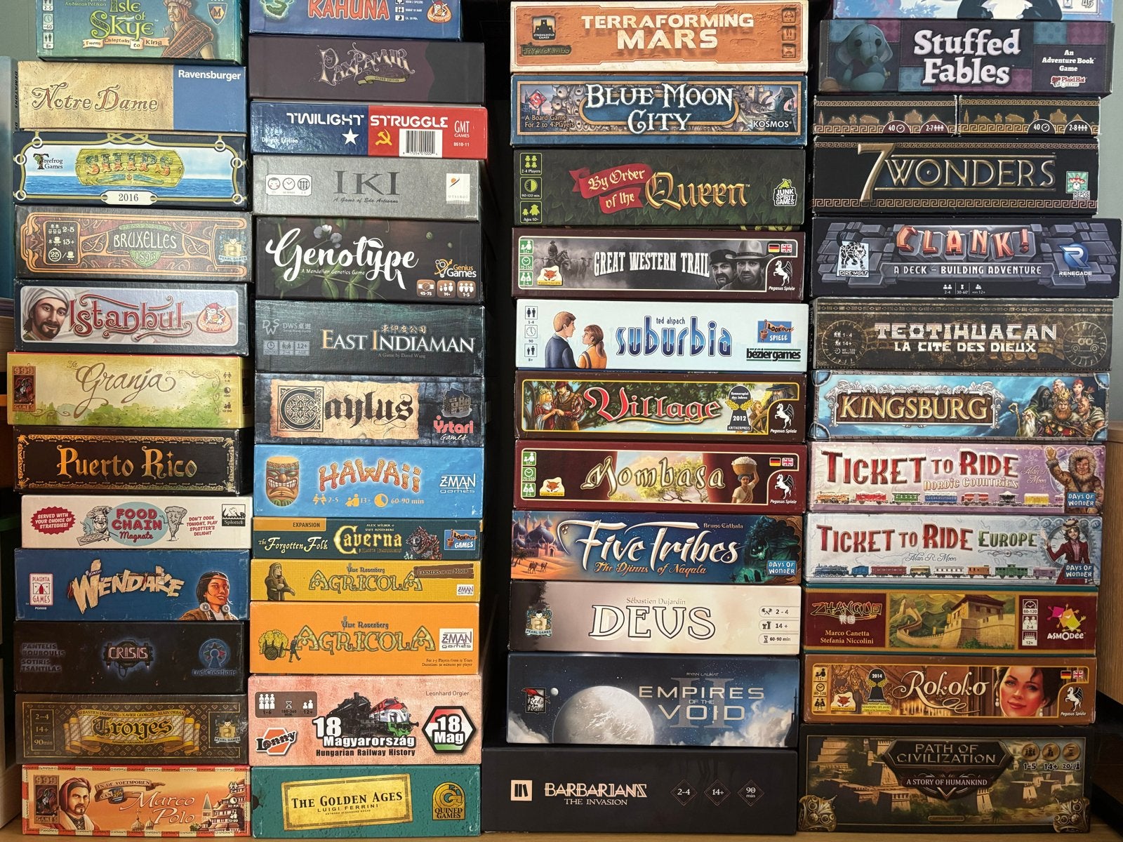 Heel veel bordspellen, incl Kickstarters en zeldzame spellen, Vijf spelers of meer, Ophalen of Verzenden, Zo goed als nieuw